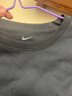 耐克（NIKE）運動(dòng)T恤男子春夏時(shí)尚百搭速干休閑長(cháng)袖圓領(lǐng)跑步訓練上衣衛衣 FB8586-010 /黑色全棉 M 推薦120-130斤 曬單實(shí)拍圖
