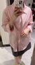 三彩【100棉】2025秋季新款長(cháng)袖寬松條紋襯衫翻領(lǐng)襯衣開(kāi)衫上衣M 淺粉條紋 L 165/88A 曬單實(shí)拍圖