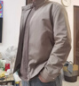 布先生復古英倫風(fēng)夾克外套男2025秋冬新款商務(wù)休閑簡(jiǎn)約男裝上衣BT16917 沙漠駝 M (170) 曬單實(shí)拍圖