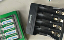 飛利浦（PHILIPS）5號充電電池4節充電器套裝鎳氫電池話(huà)筒相機手電筒閃光燈搖控器玩具車(chē)游戲手柄電池大容量2100mAh 曬單實(shí)拍圖