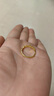 周大?；使陂_(kāi)口戒黃金戒指(工費120)約2.75g EOF1601新年禮物 曬單實(shí)拍圖