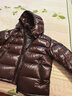 波司登（BOSIDENG）羽絨服男女同款泡芙加厚鵝絨商場(chǎng)同款百搭外套B250243110 摩卡棕7233-顯氣質(zhì) XL 175/96A充絨量204g 體重約130-140斤 曬單實(shí)拍圖