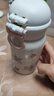 聚莜家可愛(ài)雙飲保溫杯女士高顏值316不銹鋼女生小貓咪吸管杯女生水杯 白粉星星316保溫杯 500ml 曬單實(shí)拍圖