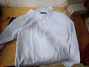 BLACKMONDAY【精梳棉】純棉牛津紡長(cháng)袖襯衫男全棉豎條紋男士抗皺商務(wù)休閑襯衣 曬單實(shí)拍圖