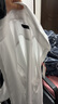 京東京造【高端桑蠶絲】襯衫長(cháng)袖白襯衫秋冬外套生日禮物 白色42 曬單實(shí)拍圖