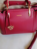 意爾康禮盒大容量托特包婚包單肩斜挎騏驥紅女士手提包新年情人節禮物 曬單實(shí)拍圖