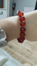 石頭記（istone）紅瑪瑙手鏈瑪瑙手鏈瑪瑙情侶手串轉運珠新中式生日禮物送女友 紅瑪瑙12mm219603212 曬單實(shí)拍圖