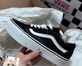 VANS范斯官方 Old Skool Platform酷感黑厚底增高女鞋板鞋 黑色 38 曬單實(shí)拍圖