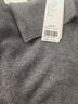 金菊無(wú)縫成衣綿羊毛100%秋冬打底堆堆領(lǐng)毛衣純色女式羊毛衫 灰色 M  曬單實(shí)拍圖