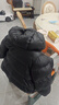 戴維貝拉女童三防羽絨服寶寶白鵝絨外套冬裝男童連帽上衣 曬單實(shí)拍圖