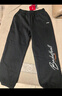 李寧童裝兒童運動(dòng)褲子男大童束腳加絨保暖寬松長(cháng)褲衛褲170YKLV347-1 曬單實(shí)拍圖