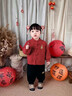 迪士尼兒童拜年服冬裝新年裝嬰兒拜年服過(guò)年衣服嬰幼兒周歲禮服喜慶套裝 -周歲新年禮服【上衣褲子】 110  -推薦身高100-110cm 曬單實(shí)拍圖