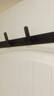 靜閑居掛衣鉤掛鉤掛衣架衣服掛鉤墻壁掛架掛衣架墻上臥室專(zhuān)用玄關(guān)衣掛 黑色掛衣鉤6鉤【55CM】 曬單實(shí)拍圖