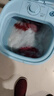 揚子迷你洗衣機小型半全自動(dòng)內衣內褲洗衣機洗脫一體家用母嬰洗襪子神器兒童單身學(xué)生宿舍出租房 【6.5KG藍色頂配】銅線(xiàn)電機+藍光抑菌+仿生手洗 曬單實(shí)拍圖