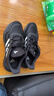 阿迪達斯（adidas）男鞋跑步鞋舒適學(xué)生網(wǎng)面透氣舒適黑色運動(dòng)鞋 黑 39 曬單實(shí)拍圖