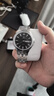 天王（TIAN WANG）手表男 新年禮物鴻蒙系列鋼帶石英真鉆男表黑色GS3611S.DD.S.B 曬單實(shí)拍圖