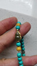 銀千惠925純銀綠松石手鏈串女士款葫蘆和田玉新年情人節生日禮物送女友 曬單實(shí)拍圖