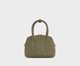 CHARLES&KEITH簡(jiǎn)約仿麂皮手提斜挎小方包生日禮物送女友CK2-30782729-1 Deep Olive深橄欖色 S 曬單實(shí)拍圖