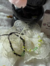 芯奢好運四葉草手鏈女小眾百搭手工編織情侶手繩閨蜜二人學(xué)生送女朋友 米色+咖色碎石四葉草手繩 曬單實(shí)拍圖
