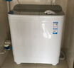 海爾（Haier）洗衣機半自動(dòng)雙缸10公斤雙桶大容量老式強勁去污噴淋漂洗波輪洗脫分離以舊換新 【新品158S】鋼化玻璃蓋+強勁動(dòng)力+抗菌波輪 曬單實(shí)拍圖