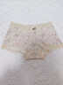 好運發(fā)無(wú)痕內褲女士純棉平角純棉100全棉a類(lèi)大碼中腰女式蕾絲邊三角短褲 【3條裝】粉櫻花+咖牡丹+灰碎花 L 【推薦80-105斤】 曬單實(shí)拍圖