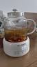 小質(zhì)養生壺1.5L全玻璃花茶壺0膠水0金屬恒溫煮茶器辦公室熱牛奶神器保溫壺家用燒水壺電熱水壺 曬單實(shí)拍圖