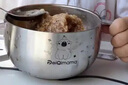 佩奇媽媽兒童不銹鋼輔食碗兒童316不銹鋼吃飯碗3-6-12歲寶寶兒童吃飯餐具 曬單實(shí)拍圖