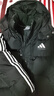 阿迪達斯（adidas）羽絨服男女同款冬季加厚鴨絨長(cháng)款極寒羽絨服 黑/白  01TKD M 曬單實(shí)拍圖