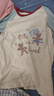 貓人兒童睡衣女童春秋款純棉小孩長(cháng)袖中大童家居服套裝 可愛(ài)熊偶 160 曬單實(shí)拍圖