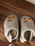 貝瑞加（Babyprints）寶寶地板襪秋冬加絨嬰兒襪子室內軟底學(xué)步襪套保暖隔涼 灰26-27 曬單實(shí)拍圖