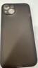 古雷斯（GURRS）適用蘋(píng)果13手機殼 iphone13保護套鏡頭全包超薄膚感磨砂半透明防摔簡(jiǎn)約硅膠軟殼 深空黑 曬單實(shí)拍圖