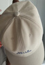 目丸棒球帽女2025新款春夏季百搭顯臉小大頭圍字母刺繡彎檐鴨舌帽男女 米色店長(cháng)-HELLO款 均碼 一般都能戴(54-59cm) 曬單實(shí)拍圖