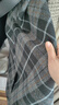 伊芙麗（eifini）伊芙麗高質(zhì)感簡(jiǎn)約時(shí)髦顯瘦小A格紋半身裙2025年秋季新款休閑裙子 灰色 中長(cháng)款 M 100-110斤 曬單實(shí)拍圖