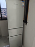 上菱217升三開(kāi)門(mén)冰箱 家用三門(mén)電冰箱小型 小戶(hù)型租房宿舍以舊換新 BMM217L 曬單實(shí)拍圖
