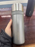 富光保溫杯茶水分離泡茶杯不銹鋼便攜高端車(chē)載商務(wù)男士商用杯 灰色 曬單實(shí)拍圖