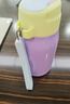 Tupperware特百惠CC保溫杯330ML吸管男女學(xué)生兒童水杯子送新年禮物 冰沙紫 曬單實(shí)拍圖