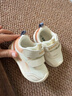 蘇斯嬰兒步前鞋春秋款機能鞋寶寶學(xué)步鞋SG011 象牙白/棕色 18 110mm 內長(cháng)12 腳長(cháng)10.6-11.5cm 曬單實(shí)拍圖