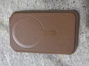 SATECHI 環(huán)保素皮MagSafe磁吸錢(qián)包支架適用蘋(píng)果iPhone16/15/14/13系列背夾卡包 棕色 曬單實(shí)拍圖