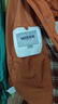 鴨鴨（YAYA）官方正品格子拼接羽絨服女中長(cháng)款2025冬季新品時(shí)尚連帽保暖外套 橘色 M 曬單實(shí)拍圖
