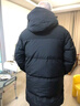 鴨鴨（YAYA）中老年羽絨服男士2025冬季新款中長(cháng)款連帽商務(wù)休閑爸爸裝極寒外套 藏青色 XL /180(建議140-150斤) 曬單實(shí)拍圖