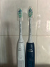 飛利浦（PHILIPS）Sonicare 電動(dòng)牙刷鉆石3系 6730升級官方旗艦店 送父母男生女生成人情侶套裝生日禮物 新年禮物 藍白雙支情侶裝 曬單實(shí)拍圖