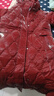 皮爾卡丹（pierre cardin）免洗亮面長(cháng)款羽絨棉服外套女冬中長(cháng)過(guò)膝韓版女士棉衣冬季收腰棉襖 紅色 2XL 125-140斤 曬單實(shí)拍圖