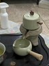 尚言坊懶人石磨茶具單個(gè)家用泡茶器旋轉出水自動(dòng)功夫茶壺茶杯茶具三件套 4汝窯自動(dòng)茶具 3頭 曬單實(shí)拍圖