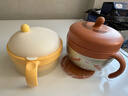 蘇泊爾（SUPOR）真空注水保溫輔食碗吸盤(pán)碗鈦內碗輔食碗防摔嬰幼兒恒溫碗 曬單實(shí)拍圖