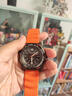 NORTH EDGE光能太陽(yáng)能手表男款青年學(xué)生戶(hù)外運動(dòng)時(shí)尚復古50米防水光動(dòng)能驅動(dòng)手表男 【PHOTON】桔色 曬單實(shí)拍圖