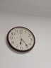 精工新品日本精工11英寸掃秒簡(jiǎn)約掛鐘家用免打孔臥室靜音鐘表直徑28cm 曬單實(shí)拍圖