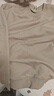 蕉內非常服503Relax男女同款圓領(lǐng)四季衛衣保暖上衣情侶百搭長(cháng)袖T恤 【加絨款】杏卡其 L 曬單實(shí)拍圖
