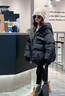 女童棉服冬裝2024新款洋氣棉襖外套兒童中大童冬季短款棉服棉衣厚 黑色 升級重磅品質(zhì) 170 曬單實(shí)拍圖