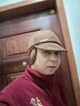ESQTJF網(wǎng)紅ins羊羔絨加厚保暖鴨舌護耳帽子男女秋冬加厚騎車(chē)飛行雷鋒帽 咖啡色 M（56-58cm） 曬單實(shí)拍圖