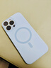 京工智造【自帶鏡頭膜】適用蘋(píng)果16promax手機殼iPhone16保護套magsafe磁吸充電車(chē)載全包防摔液態(tài)硅膠男女 【遠峰藍】升級一體全包按鍵 iPhone16 Pro Max（贈鋼化膜） 曬單實(shí)拍圖
